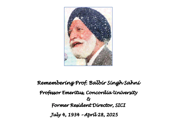 Remembering Prof. Balbir Sahni