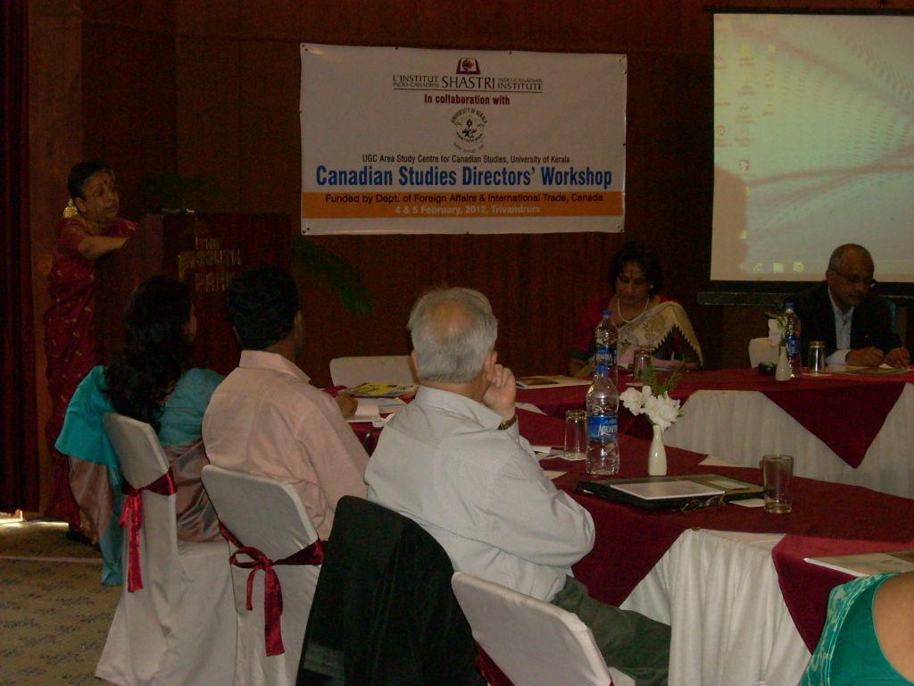 Canadian Studies Directors&#039; Workshop, Travancore Hall: The South Park, Trivandrum on 4-5 February 2012